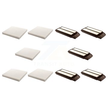 5x Air + 5x Cabin Filter (10 Total) Kit For Honda Accord Acura TSX KFL-102156