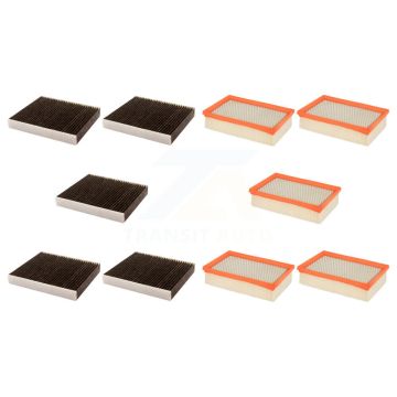 5x Air + 5x Cabin Filter (10 Total) Kit For Buick Encore Chevrolet Trax KFL-102161