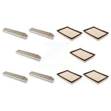 5x Air + 5x Cabin Filter (10 Total) Kit For Jeep Grand Cherokee KFL-102166