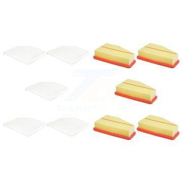 5x Air + 5x Cabin Filter (10 Total) Kit For Jeep Cherokee KFL-102172