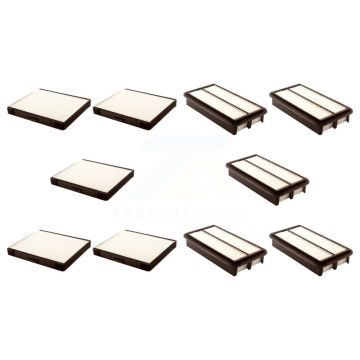 5x Air + 5x Cabin Filter (10 Total) Kit For Kia Sedona Hyundai Entourage KFL-102175