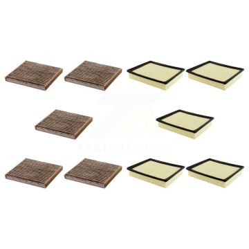 5x Air + 5x Cabin Filter (10 Total) Kit For Toyota Tundra Sequoia KFL-102177