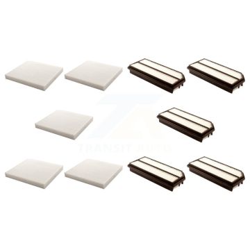 5x Air + 5x Cabin Filter (10 Total) Kit For 2007-2008 Acura TL KFL-102199