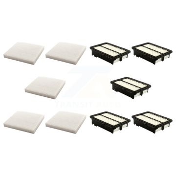 5x Air + 5x Cabin Filter (10 Total) Kit For 2015-2020 Honda Fit KFL-102207