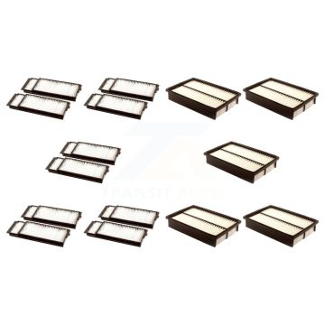 5x Air + 5x Cabin Filter (10 Total) Kit For Mazda 3 5 Sport KFL-102212
