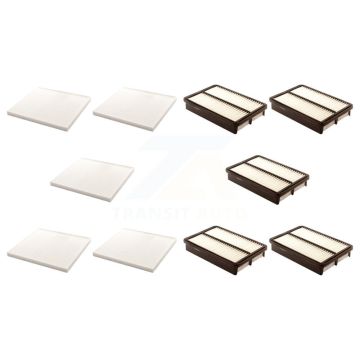 5x Air + 5x Cabin Filter (10 Total) Kit For Hyundai Tucson Kia Sportage KFL-102220