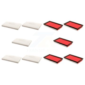 5x Air + 5x Cabin Filter (10 Total) Kit For 2009-2014 Nissan Cube KFL-102222