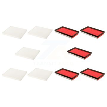 5x Air + 5x Cabin Filter (10 Total) Kit For Nissan Versa NV200 Chevrolet City Express KFL-102223