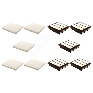 5x Air + 5x Cabin Filter (10 Total) Kit For Hyundai Sonata Azera KFL-102239