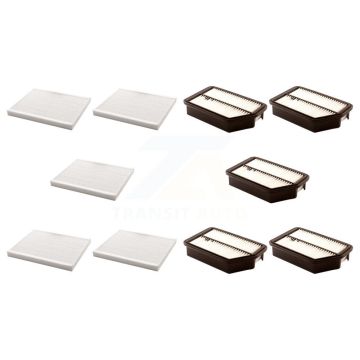5x Air + 5x Cabin Filter (10 Total) Kit For Hyundai Elantra Kia Forte GT Rondo Forte5 KFL-102242