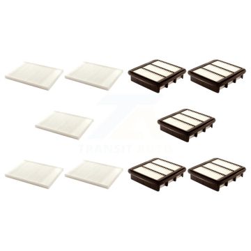 5x Air + 5x Cabin Filter (10 Total) Kit For Hyundai Elantra KFL-102243