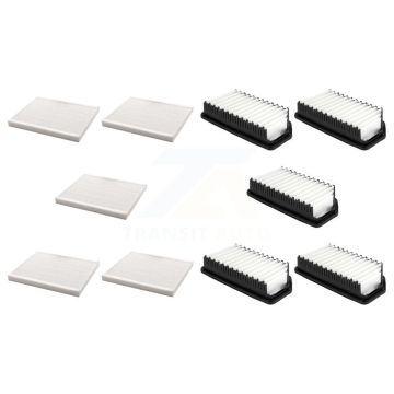 5x Air + 5x Cabin Filter (10 Total) Kit For 2014-2017 Kia Forte5 Forte Koup 1.6L KFL-102247