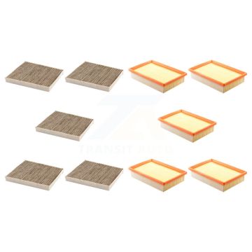 5x Air + 5x Cabin Filter (10 Total) Kit For 2020 Chevrolet Sonic With Air Conditioning KFL-102270