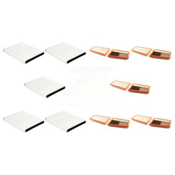5x Air + 5x Cabin Filter (10 Total) Kit For 2012-2013 Mercedes-Benz ML350 3.0L KFL-102272