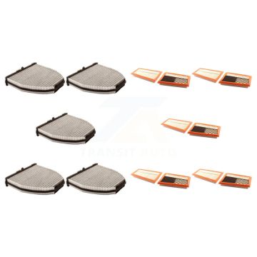 5x Air + 5x Cabin Filter (10 Total) Kit For 2011-2013 Mercedes-Benz E350 3.0L KFL-102275