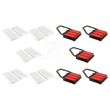 5x Air + 5x Cabin Filter (10 Total) Kit For Honda Civic Acura EL KFL-102279
