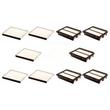 5x Air + 5x Cabin Filter (10 Total) Kit For Chevrolet Aveo Pontiac Aveo5 Wave G3 Suzuki KFL-102284