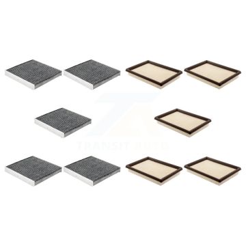 5x Air + 5x Cabin Filter (10 Total) Kit For INFINITI Q70 Q70L M56 2 Required KFL-102288
