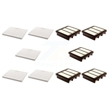 5x Air + 5x Cabin Filter (10 Total) Kit For Hyundai Elantra Kia Forte5 KFL-102291