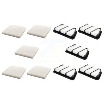 5x Air + 5x Cabin Filter (10 Total) Kit For 2017-2018 Honda CR-V 2.4L KFL-102292