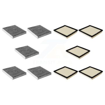 5x Air + 5x Cabin Filter (10 Total) Kit For Subaru Crosstrek Outback Impreza Ascent KFL-102295