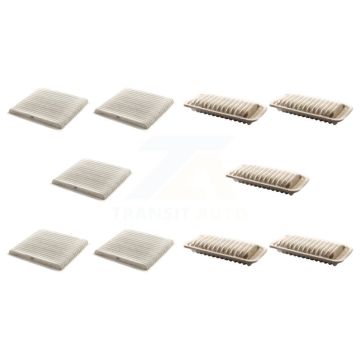 5x Air + 5x Cabin Filter (10 Total) Kit For Toyota Echo Scion xB xA KFL-102312