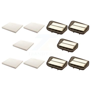 5x Air + 5x Cabin Filter (10 Total) Kit For Cadillac CTS KFL-102316