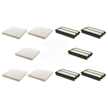 5x Air + 5x Cabin Filter (10 Total) Kit For Honda Pilot Ridgeline Acura MDX Passport KFL-102327