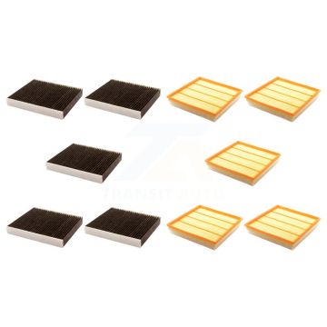 5x Air + 5x Cabin Filter (10 Total) Kit For Cadillac SRX Saab 9-4X KFL-102335