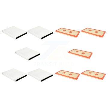 5x Air + 5x Cabin Filter (10 Total) Kit For Mercedes-Benz ML350 KFL-102339