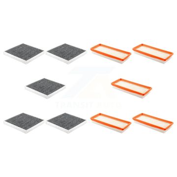 5x Air + 5x Cabin Filter (10 Total) Kit For Smart Fortwo KFL-102343
