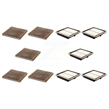 5x Air + 5x Cabin Filter (10 Total) Kit For Subaru Outback Legacy KFL-102345