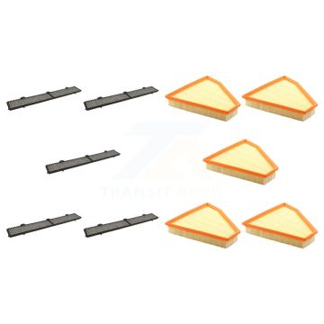 5x Air + 5x Cabin Filter (10 Total) Kit For BMW 328i xDrive 323i 128i 328xi 325i 330i KFL-102351