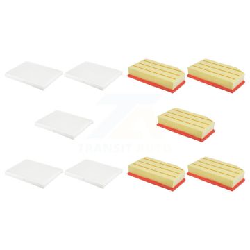 5x Air + 5x Cabin Filter (10 Total) Kit For Jeep Wrangler Gladiator KFL-102364
