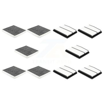 5x Air + 5x Cabin Filter (10 Total) Kit For Hyundai Tucson Kia Santa Fe Sportage Sorento KFL-102366