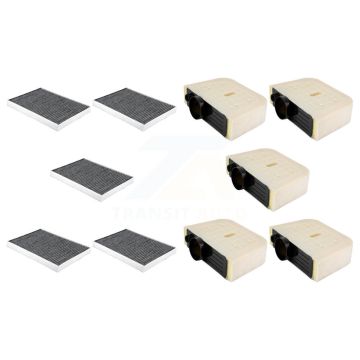 5x Air + 5x Cabin Filter (10 Total) Kit For Audi Q7 KFL-102373