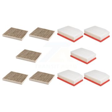 5x Air + 5x Cabin Filter (10 Total) Kit For GMC Chevrolet Silverado 1500 Sierra 2500 HD KFL-102396