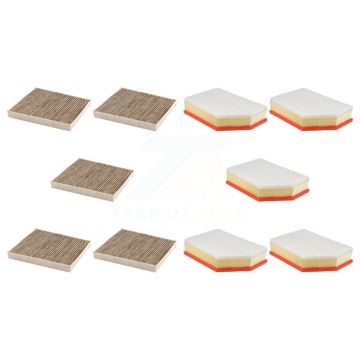 5x Air + 5x Cabin Filter (10 Total) Kit For GMC Chevrolet Sierra 2500 HD Silverado 3500 KFL-102397
