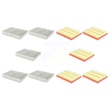 5x Air + 5x Cabin Filter (10 Total) Kit For BMW 335i xDrive 435i Gran Coupe M2 M235i GT 3 KFL-102408