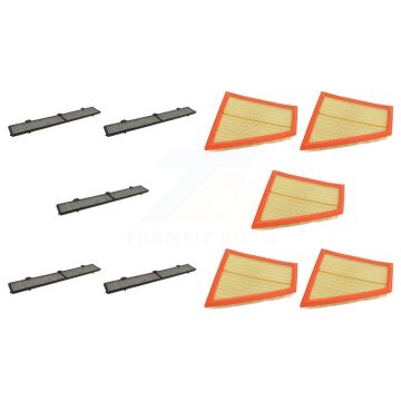 5x Air + 5x Cabin Filter (10 Total) Kit For 2012-2014 BMW X1 2.0L KFL-102411