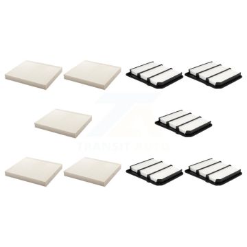 5x Air + 5x Cabin Filter (10 Total) Kit For Nissan TITAN KFL-102413