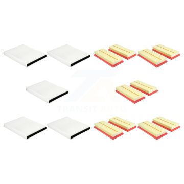 5x Air + 5x Cabin Filter (10 Total) Kit For Mercedes-Benz GLE63 AMG S ML550 GL550 ML63 KFL-102416