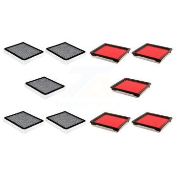 5x Air + 5x Cabin Filter (10 Total) Kit For 2014-2017 INFINITI QX50 2 Required KFL-102431
