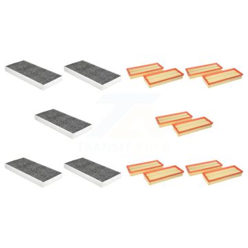 5x Air + 5x Cabin Filter (10 Total) Kit For Mercedes-Benz SLK350 SLK280 SLK55 AMG SLK300 KFL-102437