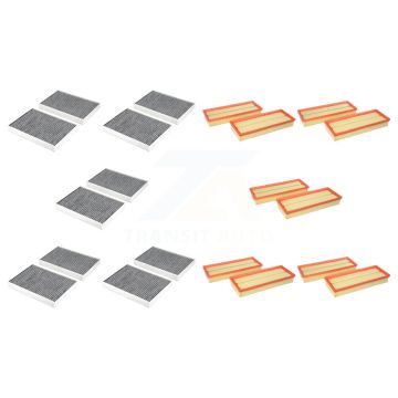 5x Air + 5x Cabin Filter (10 Total) Kit For Mercedes-Benz S550 S450 S350 CL550 S400 R550 KFL-102438