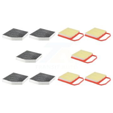 5x Air + 5x Cabin Filter (10 Total) Kit For Mercedes-Benz C43 AMG GLC43 C400 E400 E43 KFL-102444