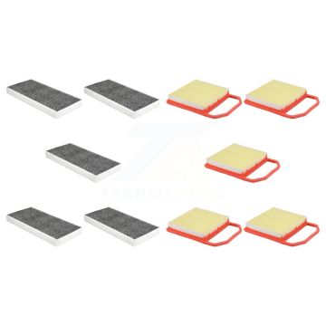 5x Air + 5x Cabin Filter (10 Total) Kit For 2017-2020 Mercedes-Benz SLC43 AMG KFL-102445