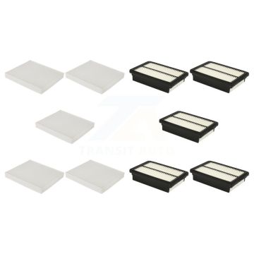 5x Air + 5x Cabin Filter (10 Total) Kit For Hyundai Kona Kia Soul Veloster KFL-102449