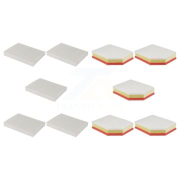 5x Air + 5x Cabin Filter (10 Total) Kit For Volvo XC60 S60 KFL-102453