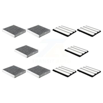 5x Air + 5x Cabin Filter (10 Total) Kit For INFINITI QX50 QX55 QX60 KFL-102463